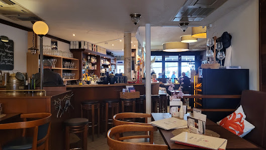 Café waterkant – Bild