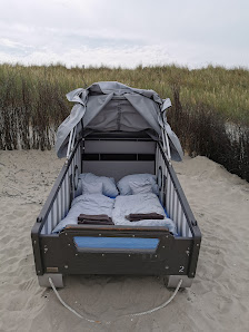 Schlafstrandkörbe Oststrand Wangerooge – Bild