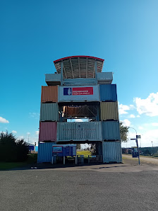 Container-Aussichtsturm – Bild