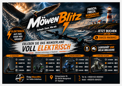 MoewenBlitz Elektroroller/E-Scooter Vertrieb und Vermietung – Bild
