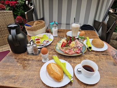 Hofcafé und Bauernhofferien Schild – Bild
