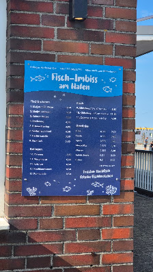 Fisch-Imbiss am Hafen – Bild