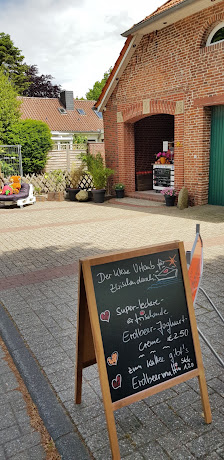 Janssens Erdbeerhof Verkaufsstand – Bild